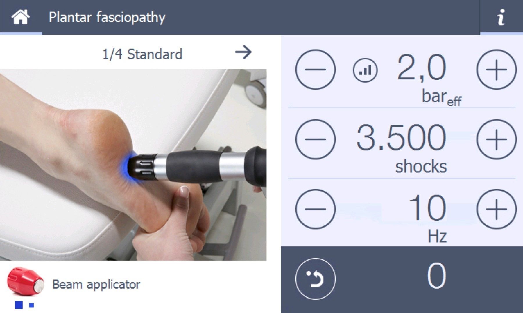 GYMNA SHOCKMASTER 500 PRO ESWT SHOCKWAVE/ INCLUDING 5.0 MILLION SHOCKS & 3X FREE APPLICATORS photo