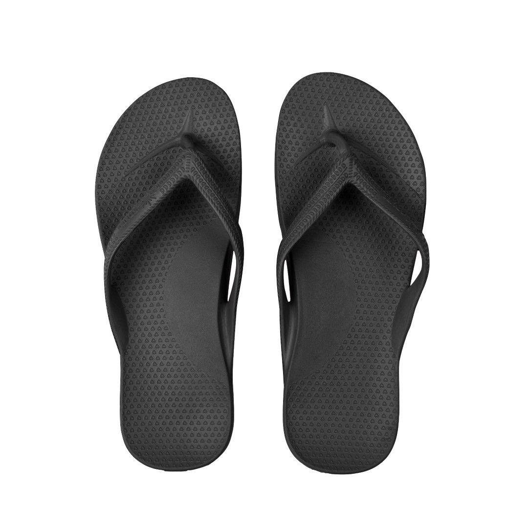 SOLIES ORIGINAL ARCH SUPPORT THONGS / BLACK photo