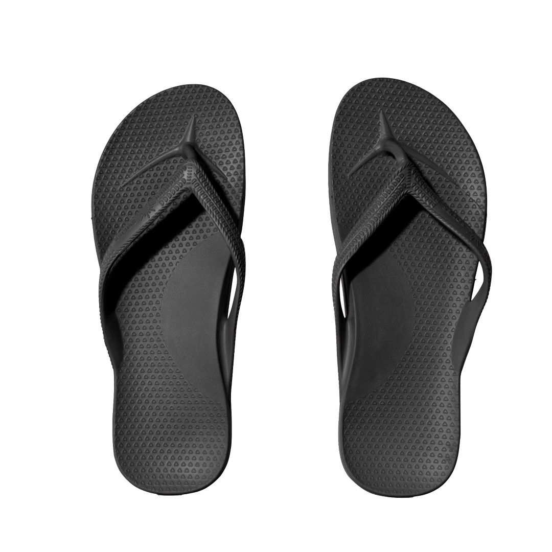 SOLIES ORIGINAL ARCH SUPPORT THONGS / BLACK photo