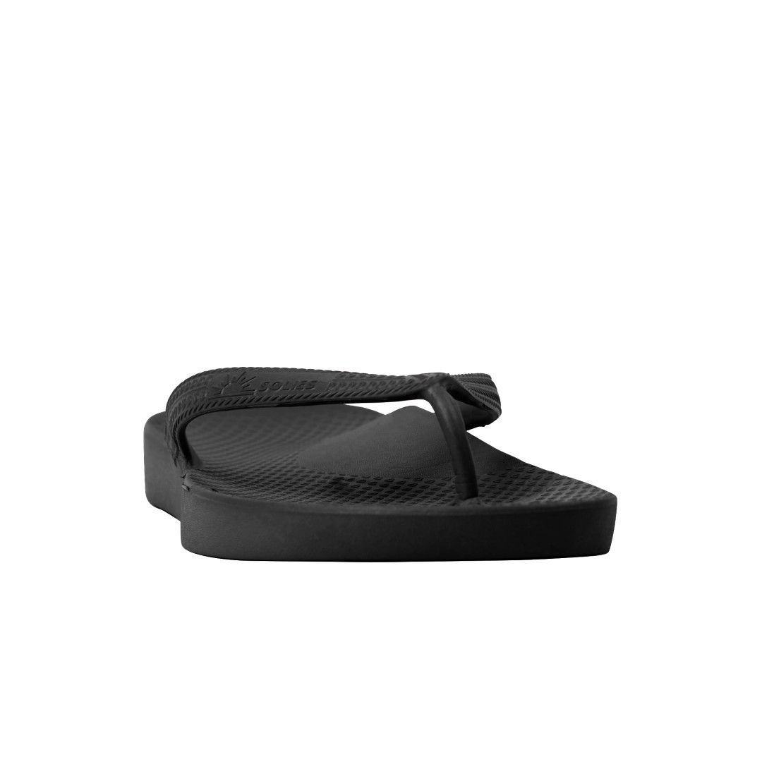 SOLIES ORIGINAL ARCH SUPPORT THONGS / BLACK photo