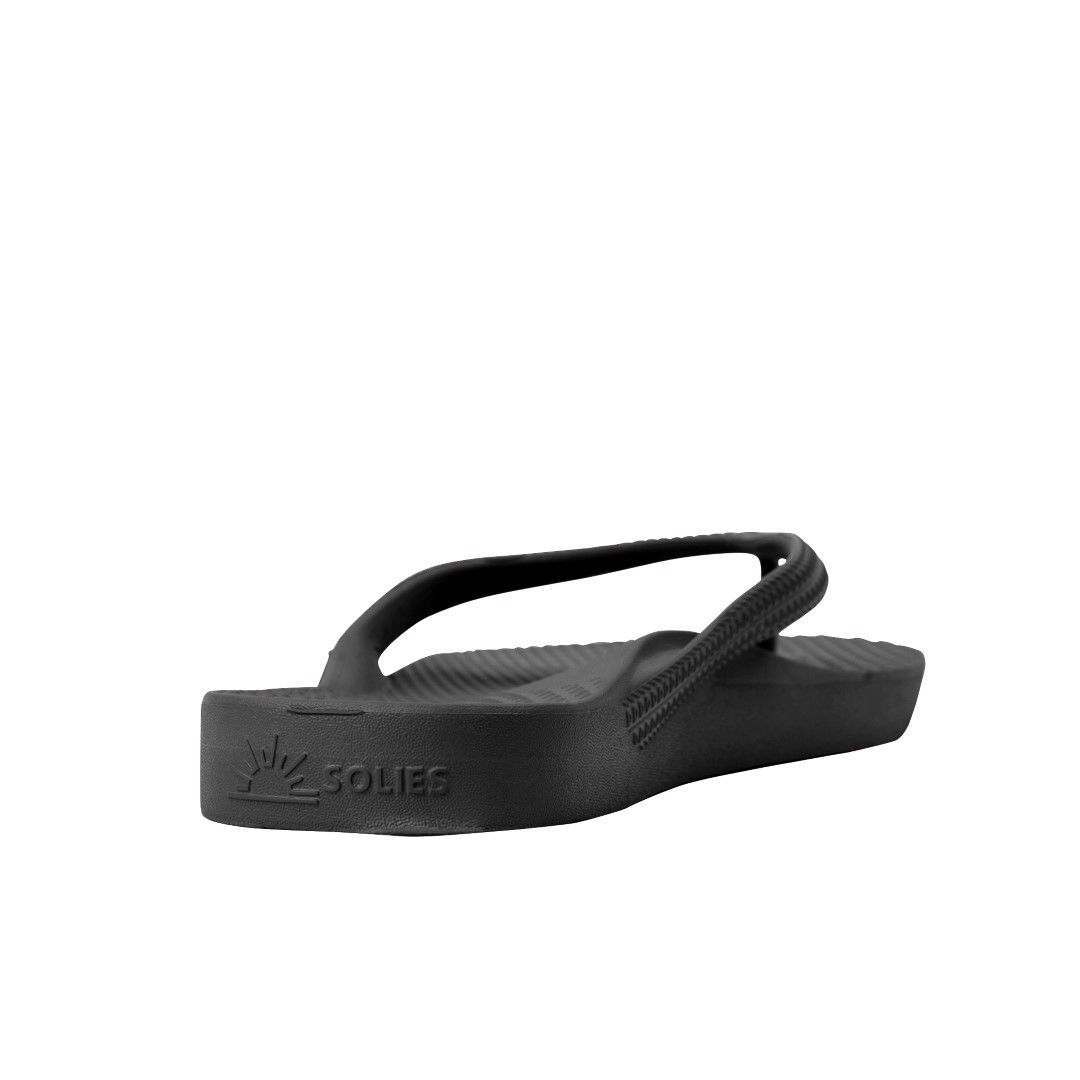 SOLIES ORIGINAL ARCH SUPPORT THONGS / BLACK photo