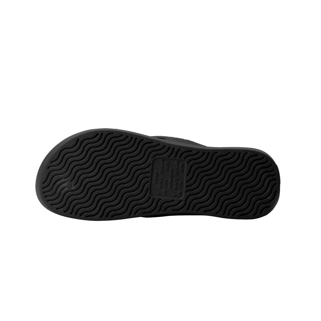 SOLIES ORIGINAL ARCH SUPPORT THONGS / BLACK photo