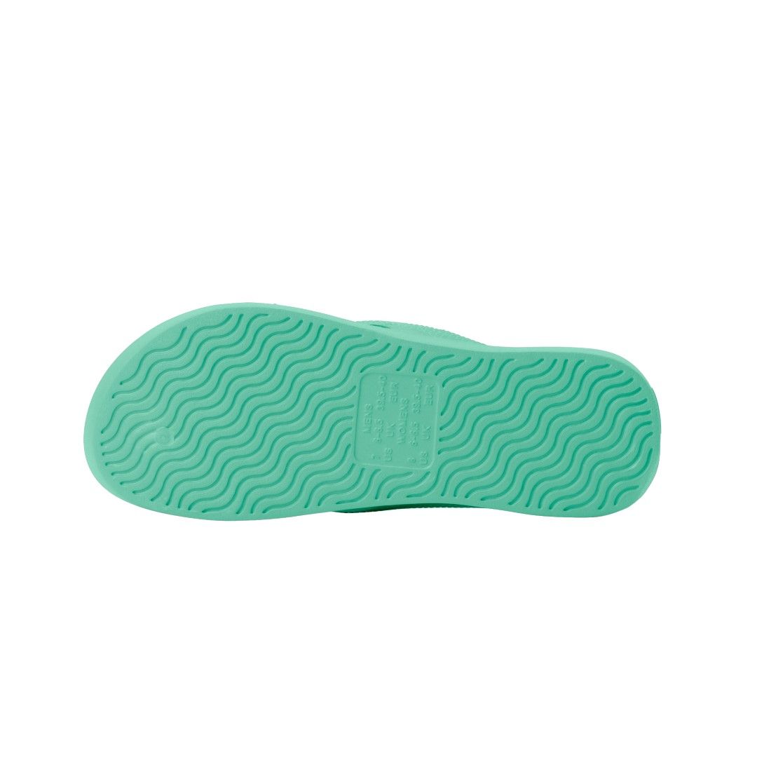 SOLIES ORIGINAL ARCH SUPPORT THONGS / COOL MINT / SIZE US MENS 5 / WOMENS 6 photo