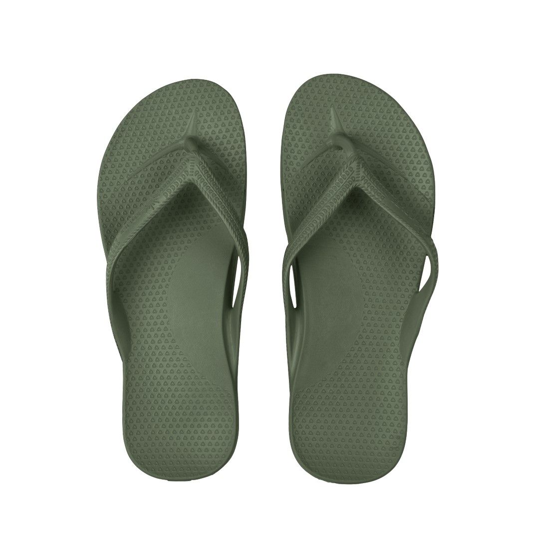 SOLIES ORIGINAL ARCH SUPPORT THONGS / JUNGLE GREEN photo