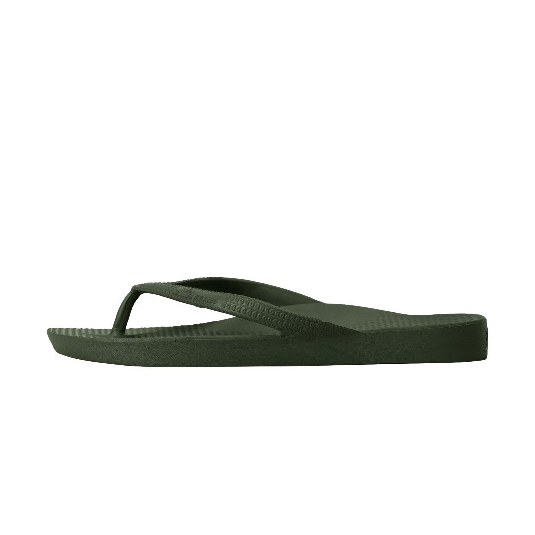 SOLIES ORIGINAL ARCH SUPPORT THONGS / JUNGLE GREEN / SIZE US MENS 9 / WOMENS 10 photo