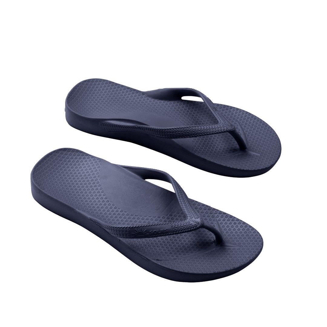 SOLIES ORIGINAL ARCH SUPPORT THONGS / NAVY photo