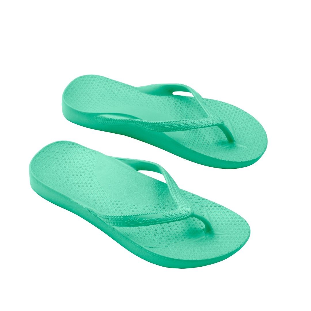 SOLIES ORIGINAL ARCH SUPPORT THONGS / COOL MINT photo