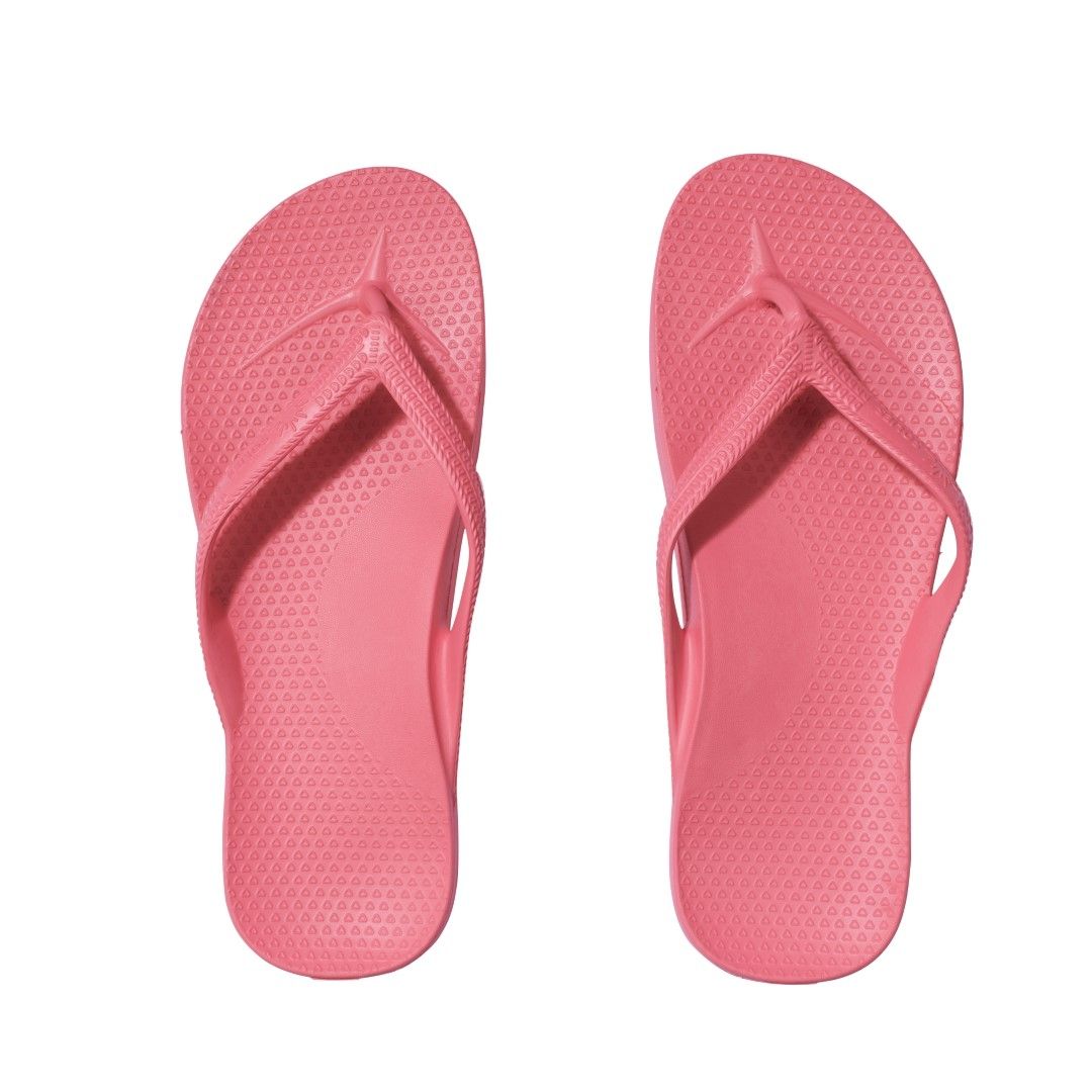 SOLIES ORIGINAL ARCH SUPPORT THONGS / DEEP CORAL photo