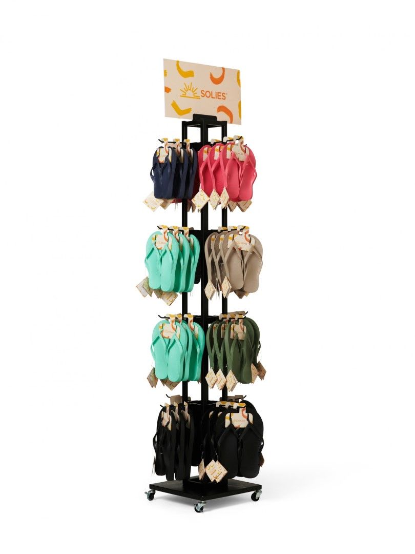 SOLIES THONGS DISPLAY STAND **FREE WITH 25X PAIRS OF SOLIES** photo