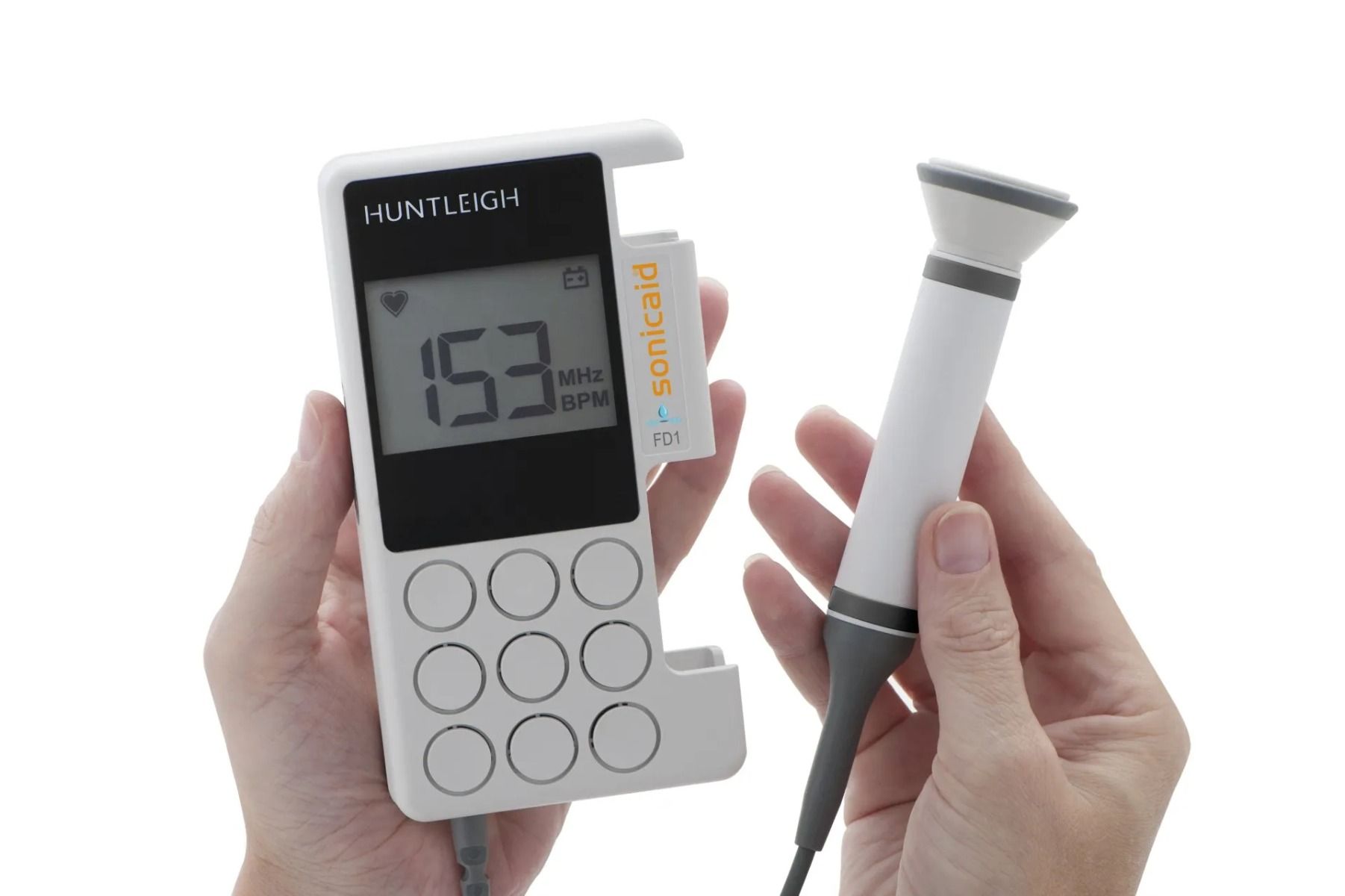 HUNTLEIGH SONICAID FD3 WATERPROOF FOETAL DOPPLER WITH LCD DISPLAY photo