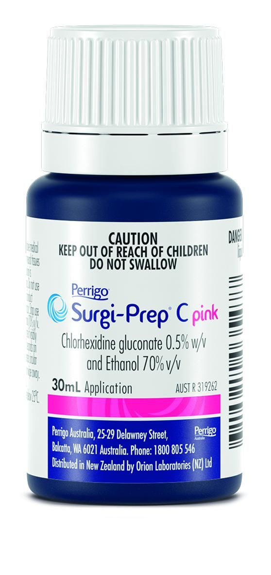 SURGI-PREP C PINK CHLORHEXIDINE 0.5% AND ETHANOL 70%  photo