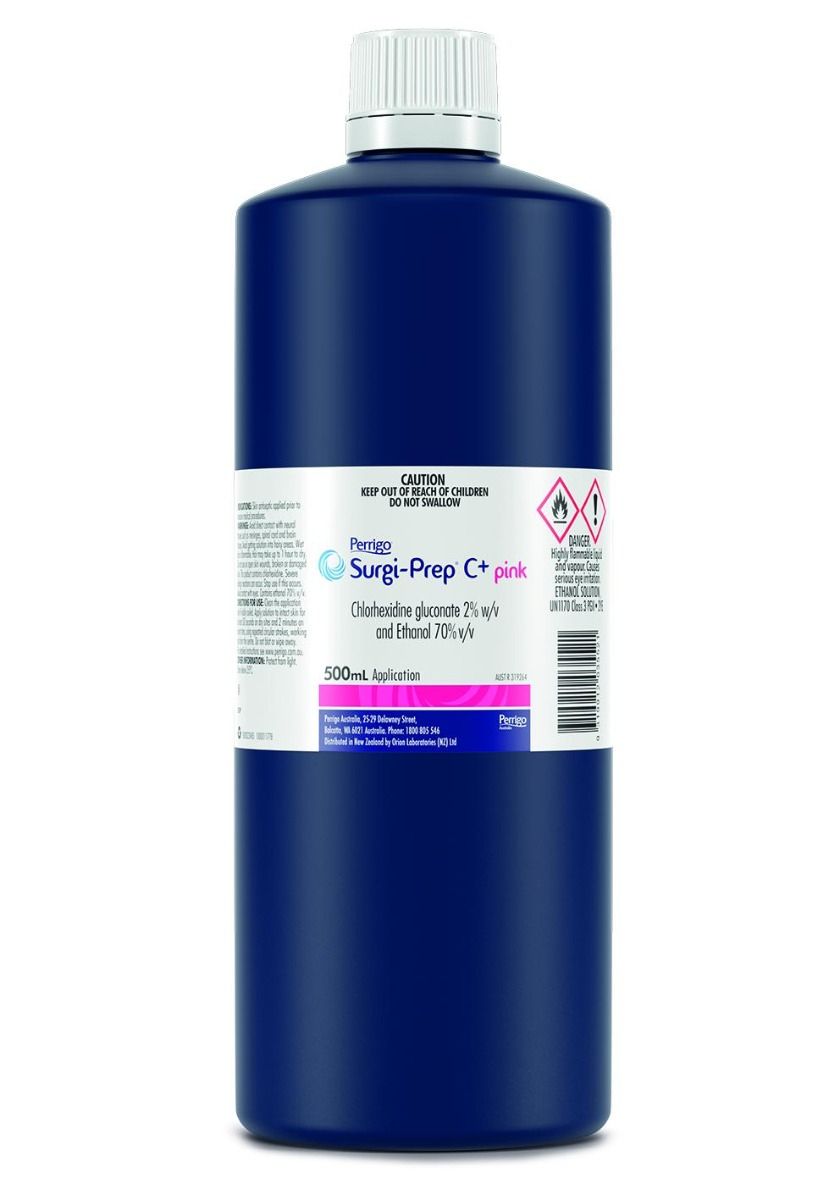 SURGI-PREP C+ PINK CHLORHEXIDINE 2% & ETHANOL 70%  photo