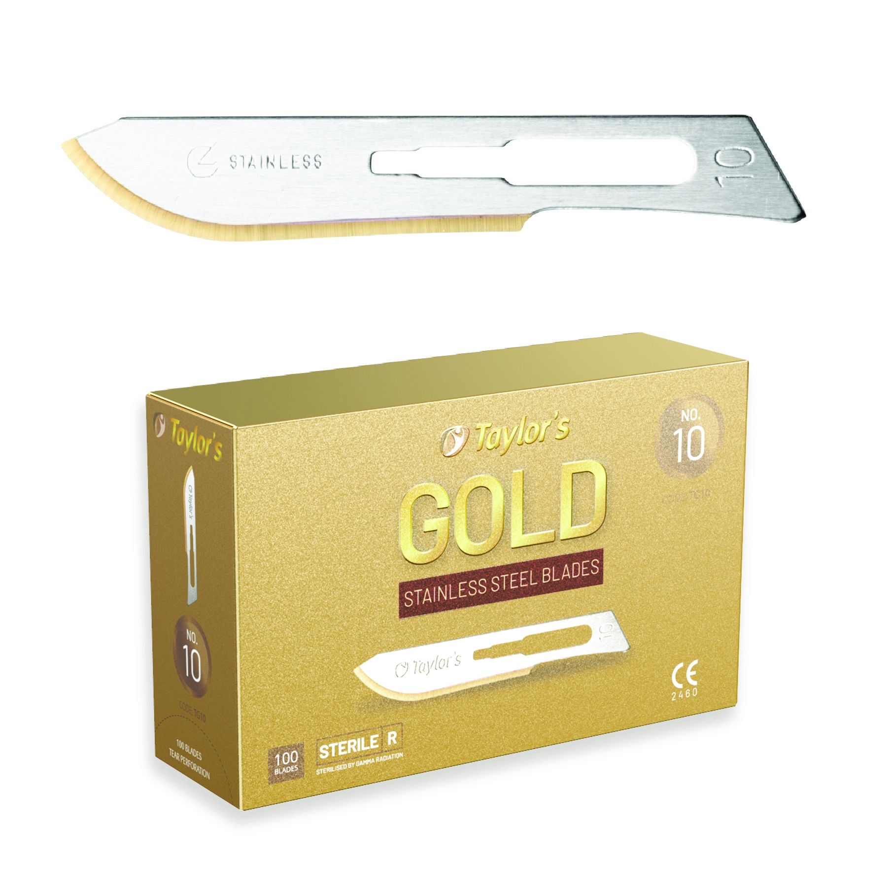 TAYLOR'S GOLD STAINLESS STEEL SCALPEL BLADE photo