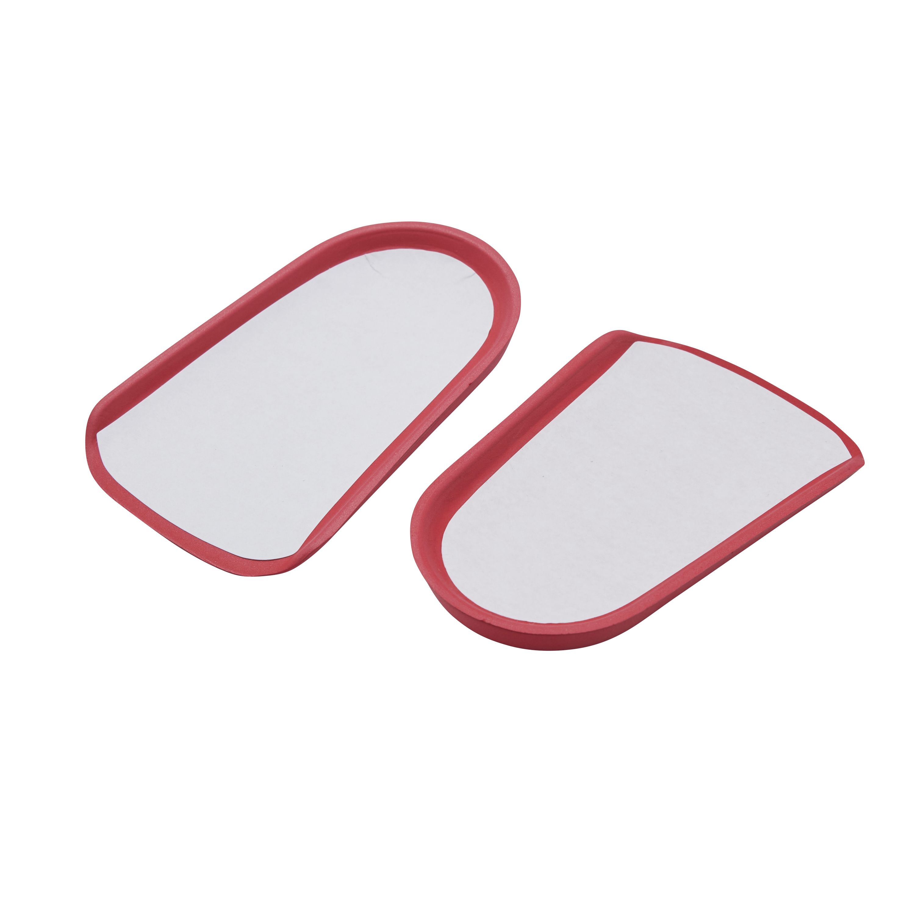 TREKKER PREMIUM - 3D HEEL RAISERS - SELF ADHESIVE - RED - 3 PAIRS P/PKT photo