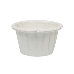 PLEATED PAPER PILL CUP photo