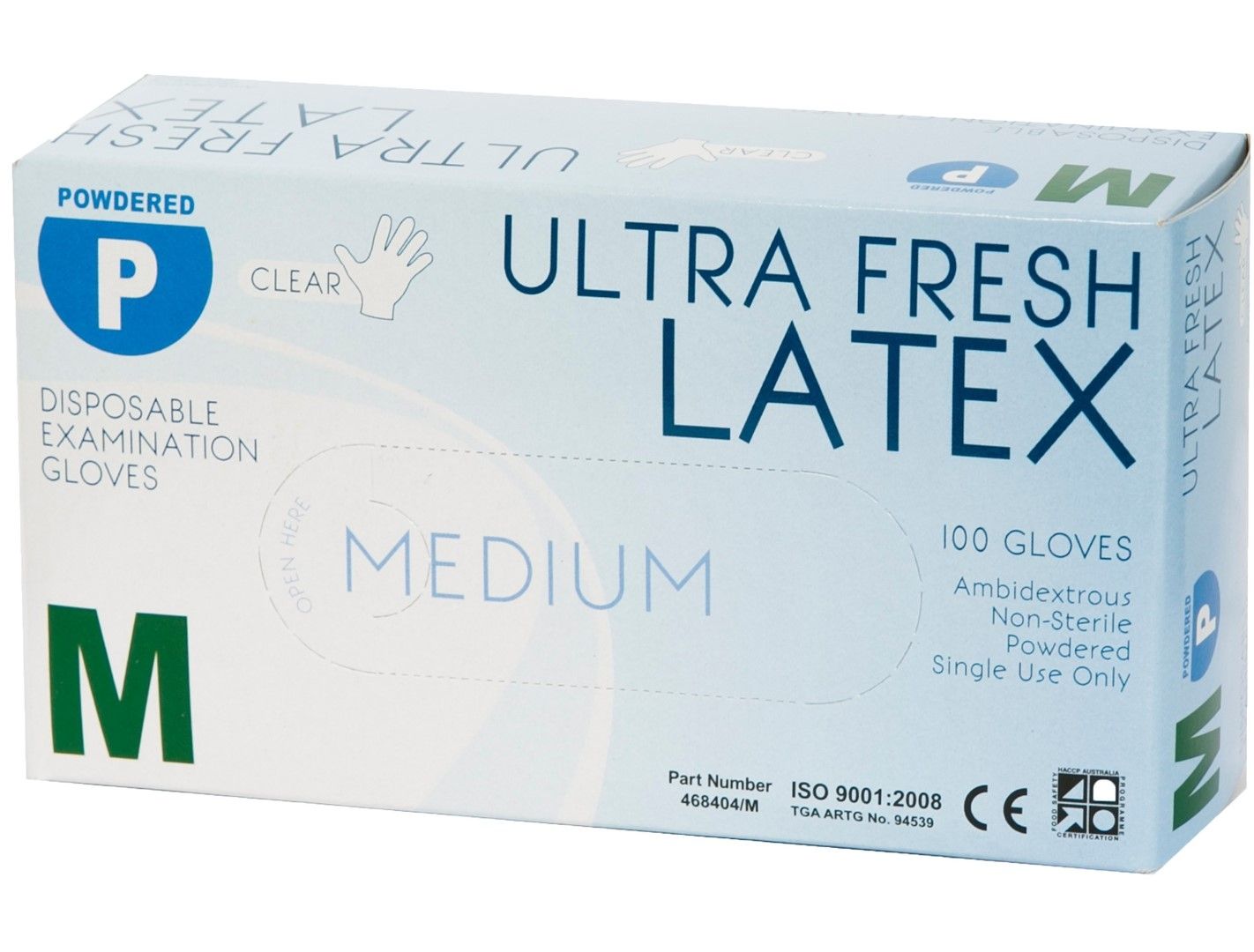 ULTRAFRESH POWDERED LATEX GLOVES 100 PIECES photo