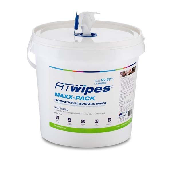 WOW WIPES FITWIPES / MAXX PACK / BUCKET OF 1200 WIPES  photo