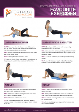 FORTRESS SHORT ROUND FOAM ROLLER