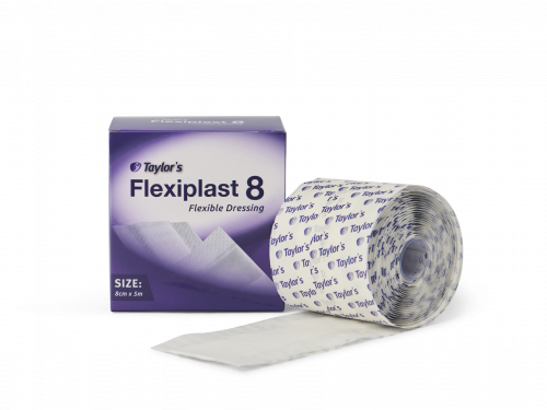 TAYLOR'S FLEXIPLAST FLEXIBLE DRESSING / 8CM x 5M