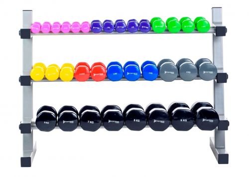 FORTRESS DUMBBELL 3 TIER SUPPORT RACK