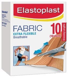 ELASTOPLAST DRESSING STRIPS / 6cm x 10cm / Box of 10