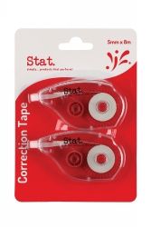 WHITE OUT CORRECTION TAPE / 5MM X 8M / PACK OF 2