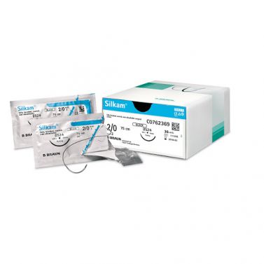 B BRAUN SILKAM NON-ABSORBABLE BRAIDED SILK FILAMENTS