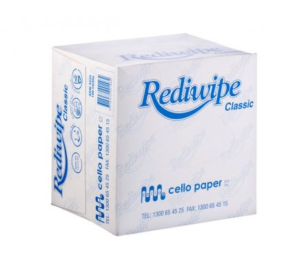 CELLO REDIWIPE CLINICAL TOWELS PERFORATED