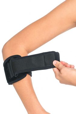 ORTHOLIFE TENNIS/GOLF ELBOW SUPPORT WITH SILICONE PAD / UNIVERSAL (D)