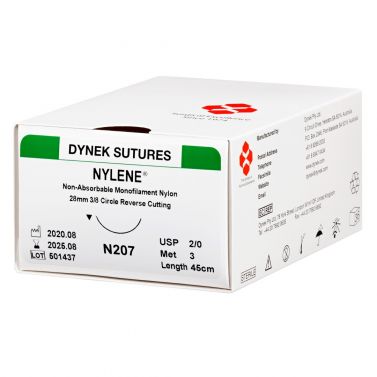 DYNEK NYLENE SUTURE NON-ABSORBABLE SYNTHETIC MONOFILAMENT
