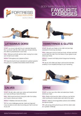 FORTRESS FOAM ROLLER CHART / A2