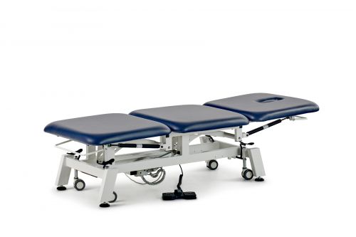 FORTRESS STABILITY XCEL 3-SECTION / WHITE FRAME / NAVY UPHOLSTERY