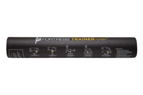 FORTRESS TRAINER FOAM ROLLER / 90cm x 15cm / BLACK