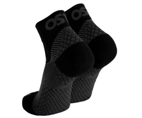 OS1 ORTHOTIC SOCK QUARTER CREW / BLACK 