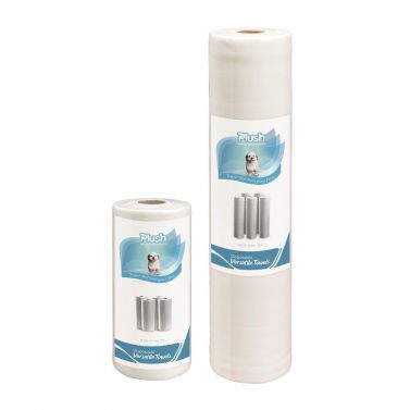 PLUSH VERSATILE TOWEL / 50M ROLL / PERFORATED / LARGE / 49.5 X 41.5 CM