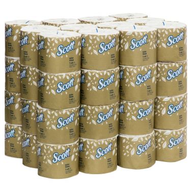 SCOTT TOILET TISSUE WHITE / 2 PLY 400 SHEET / BOX OF 48