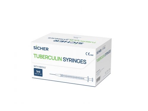 SICHER TUBERCULIN SYRINGES / 1ML / BOX OF 100