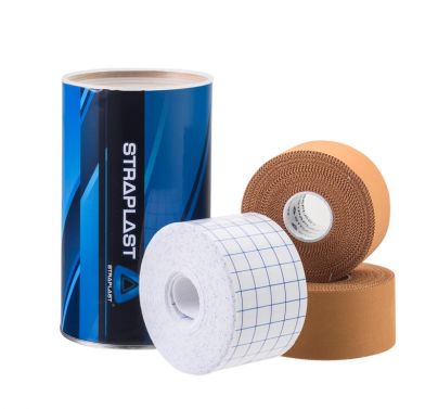 STRAPLAST PATIENT PACK / (2x 38mm RIGID TAPE ROLLS + 1x 5cm FIXATION TAPE ROLL)