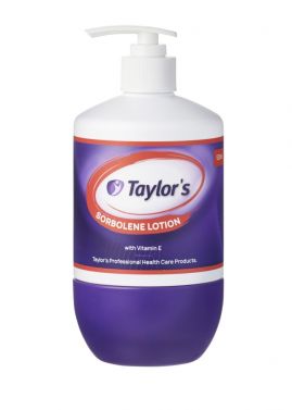 TAYLOR'S SORBOLENE LOTION WITH VITAMIN E / 500ML PUMP BOTTLE / EACH