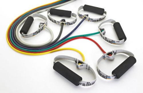 THERABAND TUBING WITH HANDLES