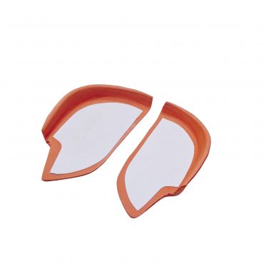 TREKKER PREMIUM - 3D REARFOOT WEDGE - SELF ADHESIVE - ORANGE - 3 PAIRS P/PKT