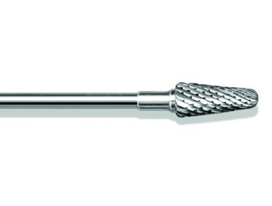 BUSCH CARBIDE MILLS MEDIUM X-TOOTHING / 6.0MM / TAPER-RADIUS END