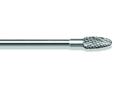 BUSCH CARBIDE MILLS MEDIUM X-TOOTHING / 4.0MM / TREE RADIUS-END