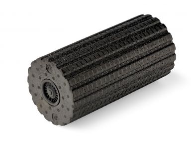 FORTRESS SHORT ROUND VIBRATING FOAM ROLLER / BLACK