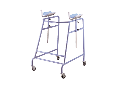 TUTOR BARIATRIC FOREARM WALKER WITH FOUR WHEELS