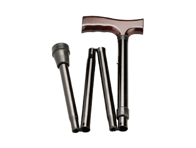 FOLDING ADJUSTABLE WALKING STICK