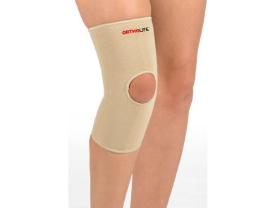 ORTHOLIFE ELASTIC KNEE BRACE WITH PATELLA OPENING