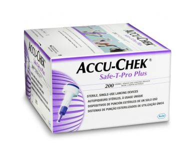 ACCU-CHEK SAFE-T-PRO PLUS LANCET /  BOX OF 200