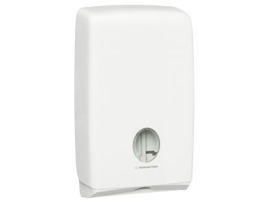 KIMBERLY-CLARK AQUARIUS COMPACT TOWEL DISPENSERS / WHITE / 38 H X 23.9 W X 8.1D CM