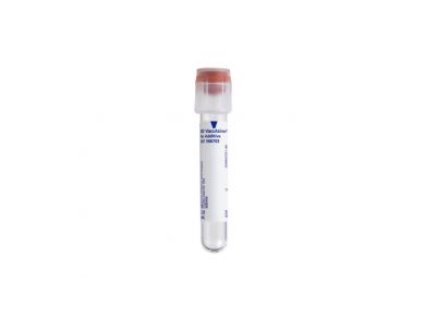 BD VACUTAINER SERUM TUBE WITH SILICA AND RED HEMOGARD CLOSURE 6ML /  BOX OF 100